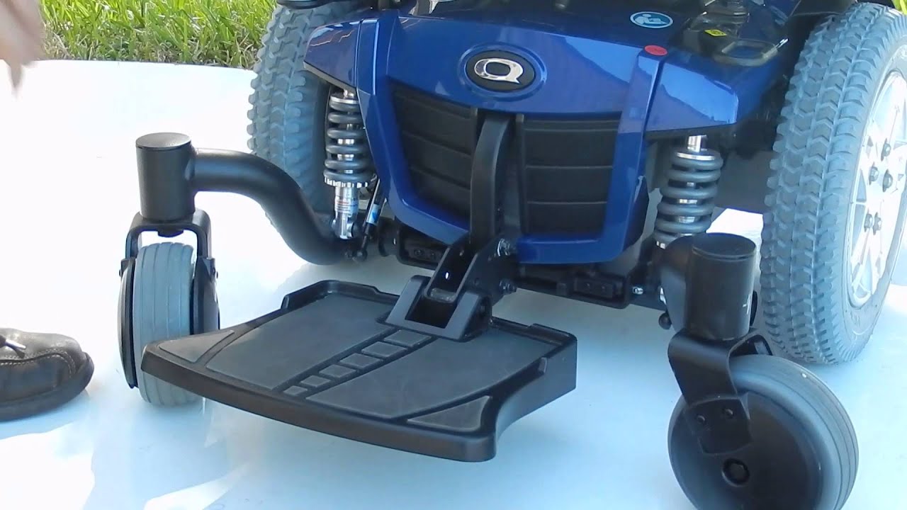 Pride Quantum Q6 Edge Electric Wheelchair (Blue) Marc's Mobility - YouTube