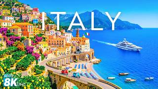 ITALY 8K Aerial 🇮🇹 ⛲ Historic Cities, Amalfi Coast &amp; Mediterranean Summer Paradise 🏝️