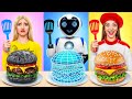 Me vs Grandma Cooking Challenge with a Robot | Fantastic Food Hacks by Multi DO Smile