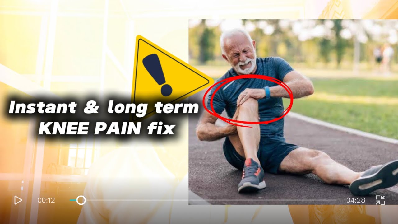 Fix Knee pain instantly and long term 💯 - YouTube