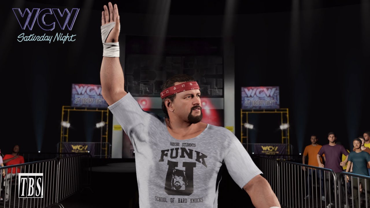 Terry Funk v The Sandman (WCW Hardcore Championship)