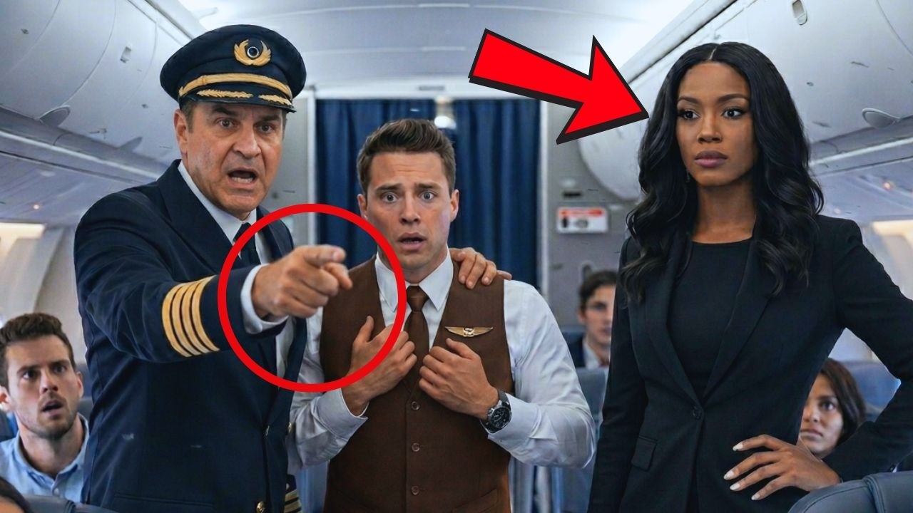 Crew Laughs at Black Woman in First Class — Until the Plane Is Rerouted by Her Order...!