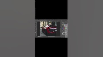 How to change car color in Photoshop