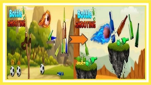 Bottle Shooting Game | Gameplay Trailer (iOS & Android) Level 6-10 walkthrough #@Bottlegaming786