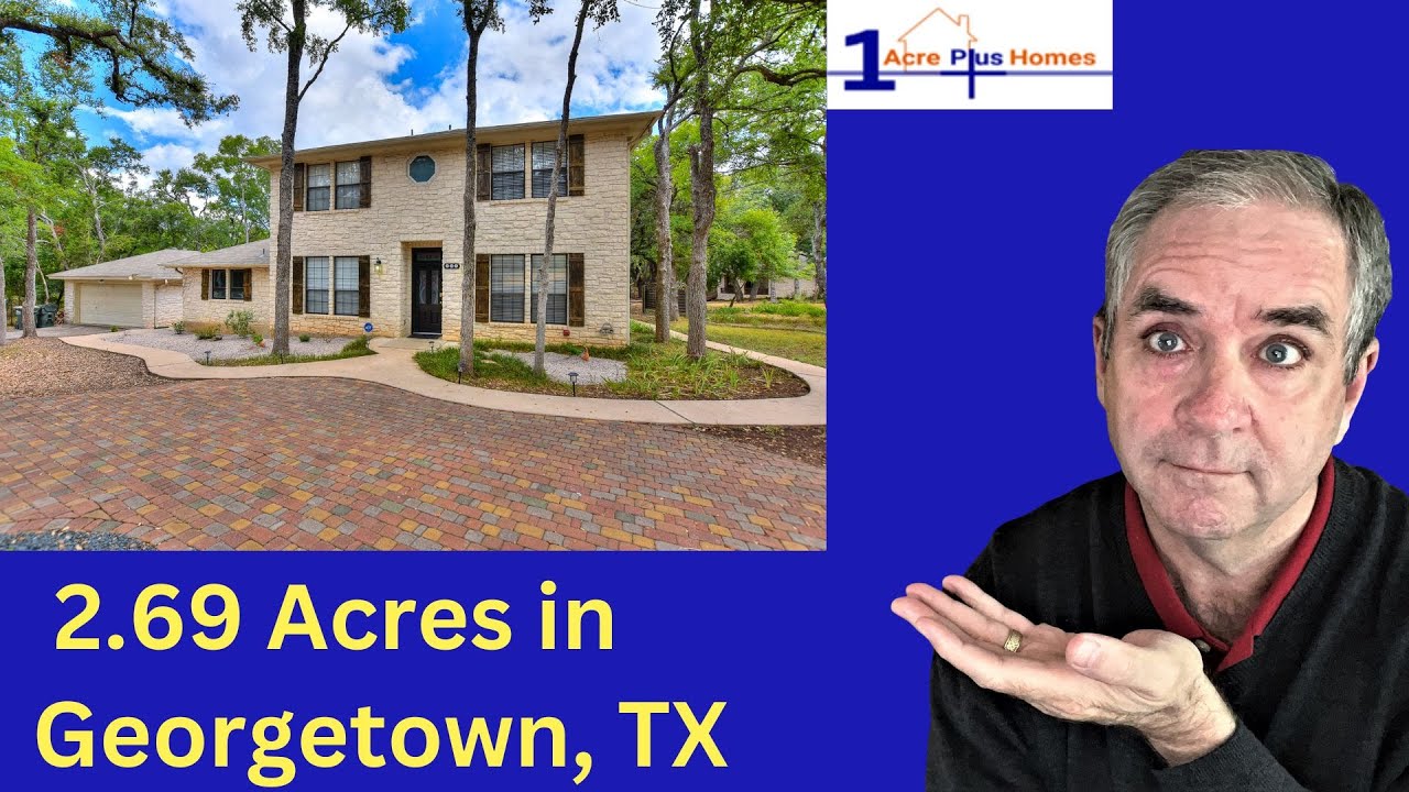 Georgetown TX Home on Acreage