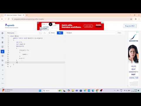 Count set bits(no of 1's) in an integer
