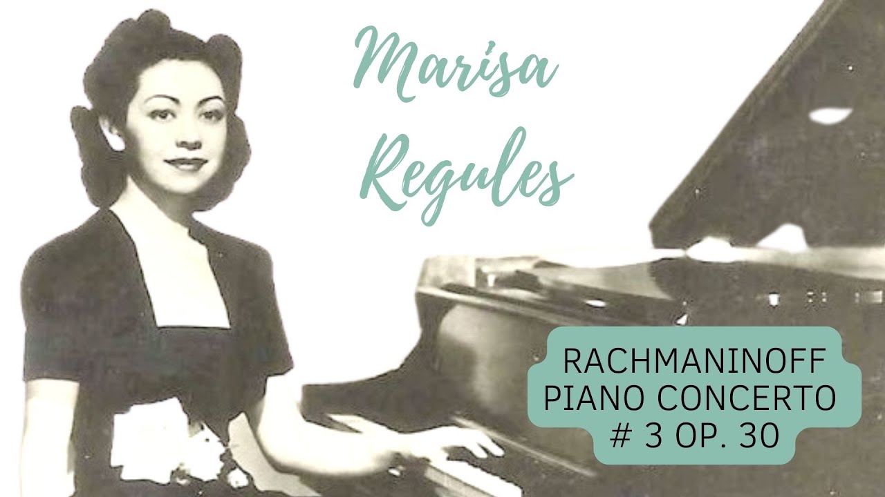 Rachmaninoff Piano Concerto # 3 Op. 30 / Marisa Regules Live in Israel / 1961