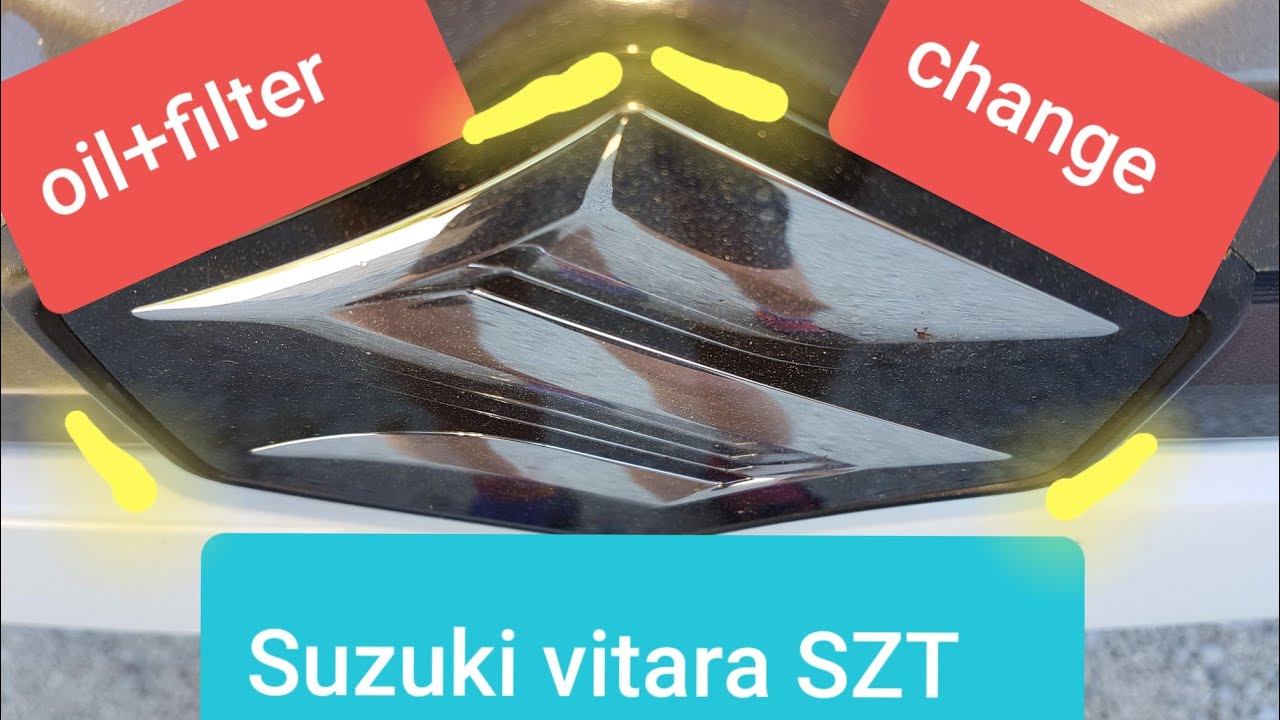 Suzuki vitara 1.6 SZT OIL AND FILTER CHANGE 😍👍 YouTube