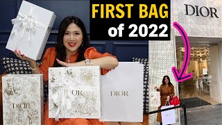 VERY SPECIAL DIOR BAG & FIRST BAG OF 2022 UNBOXING | Atlanta HAUL PART 1 | CHARIS❤️