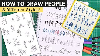 Doodle Sketch People - 8 Different Ways screenshot 4