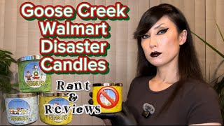 Goose Creek x Walmart Candle Collab Sneak Peeks 🎄🚫 RANT & Peanuts Candle Reviews