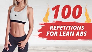 100 Abs Reps Daily Workout To Lose Belly Fat And Tone Up At Home Beginner Friendly