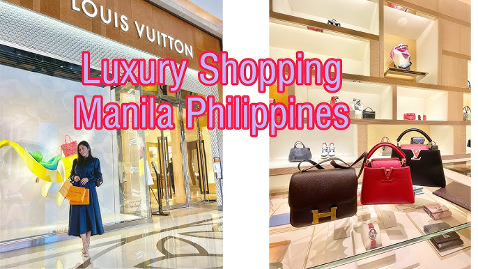 LUXURY SHOPPING AT LOUS VUITTON FLAGSHIP STORE IN GREENBELT