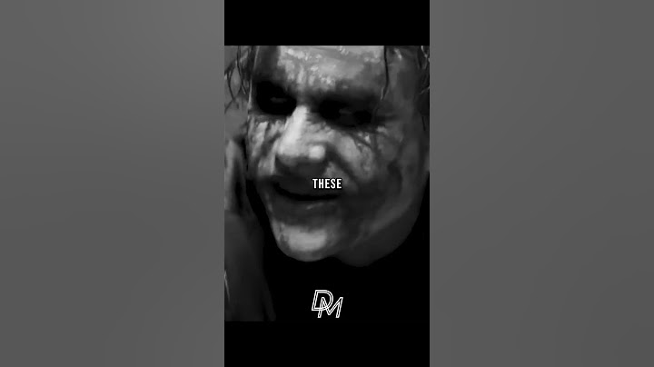 The Joker's MOST ICONIC Villain Quotes