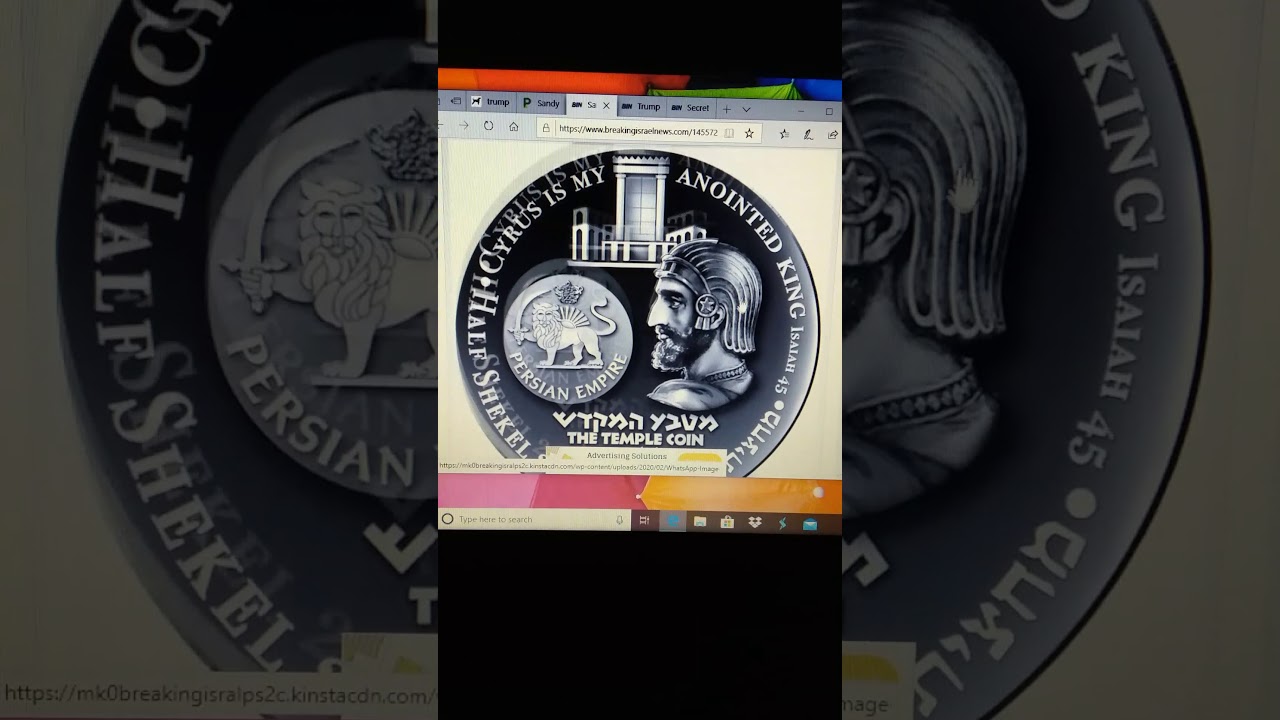 Sanhedrin mints armageddon coins. Some more fake zio masonic news pushing their armageddon script