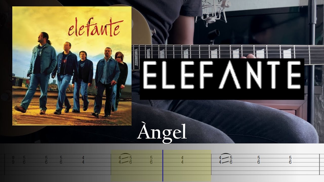 Angel - Elefante // Guitar Cover + Tabs Tutorial y Acordes - YouTube