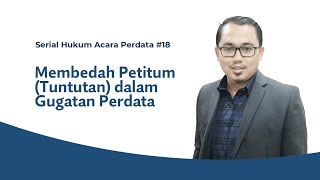 Konstruksi Petitum (Tuntutan) dalam Gugatan Perdata