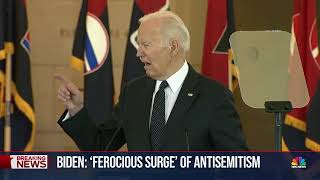 Biden condemns surge of antisemitism in U.S.
