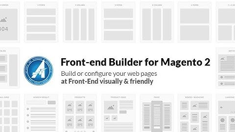 Front end Builder for Magento 2