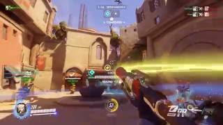 Overwatch AI Clip - Mei launches corpse off map