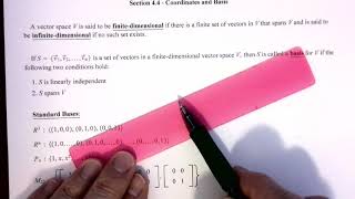 Coordinates and Basis Part 1