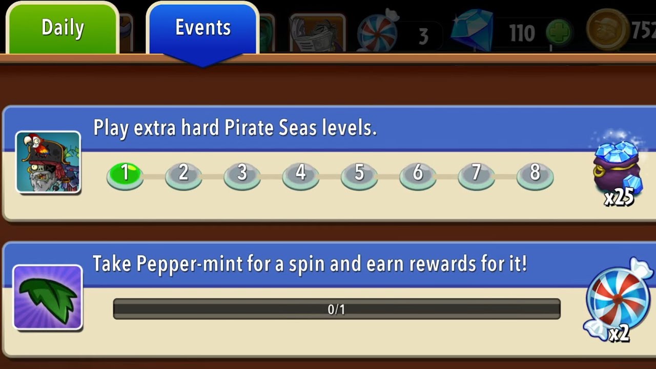 Plants vs Zombies 2: EXTRA HARD Pirate Seas Levels Gameplay