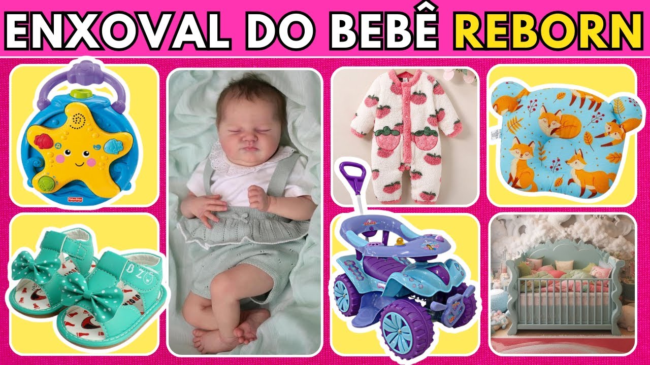 👶✨ QUIZ BEBÊ REBORN FOFO | CRIE O BEBÊ REBORN PERFEITO COM ESTILO 💕🍼
