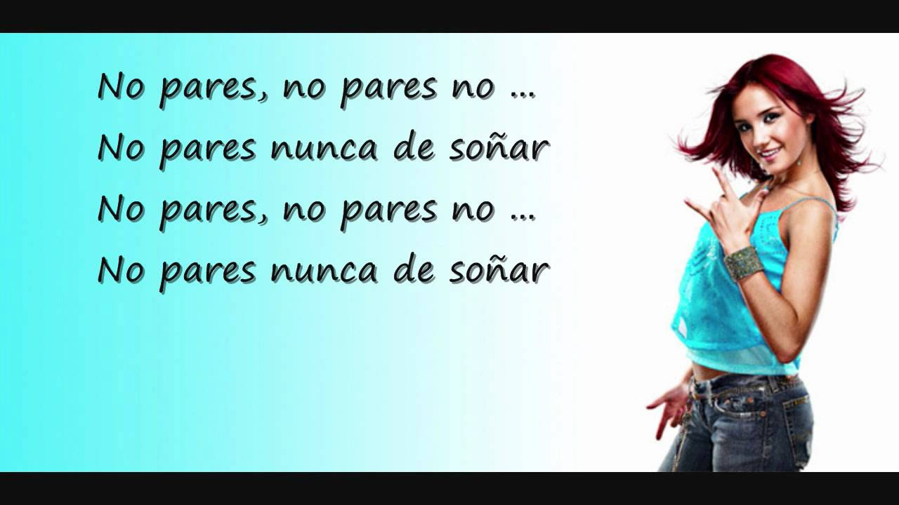 RBD - No Pares (Lyrics)