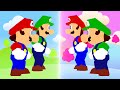 Mario and luigi travel to parallel universes