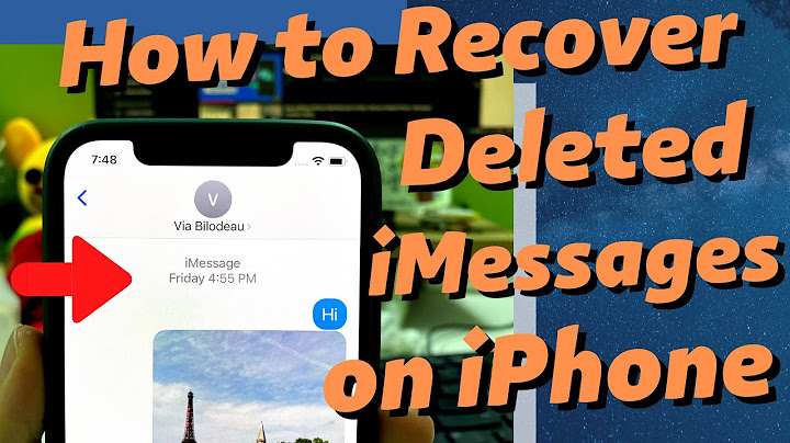 How to retrieve deleted photos from text messages