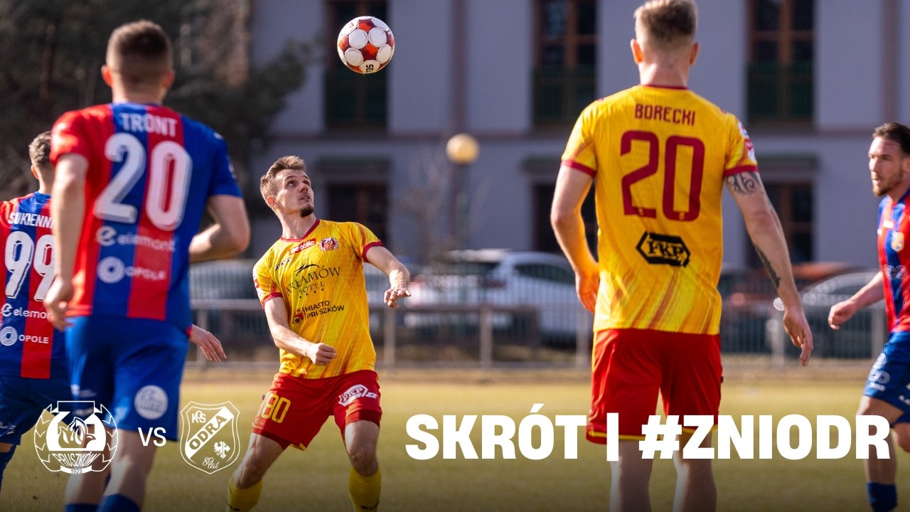SKRÓT | Znicz Pruszkow - Odra Opole 2-3 (2:0)