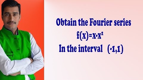 Obtain the Fourier series to represent f(x)=x-x(x) in the interval (-1,1)