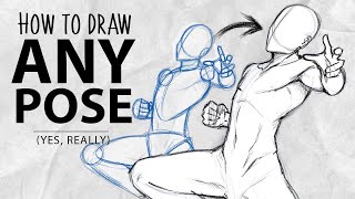 How to draw ANY POSE in 10 minutes