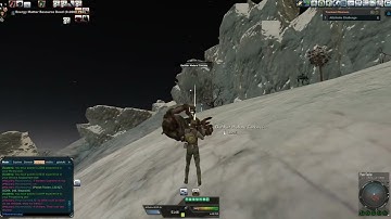 Mining run on Planet Tolan, Entropia Universe. Ziplex Z20 unamped