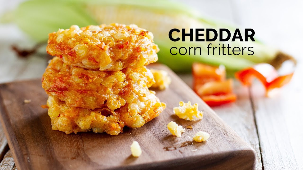 Cheddar Corn Fritters YouTube