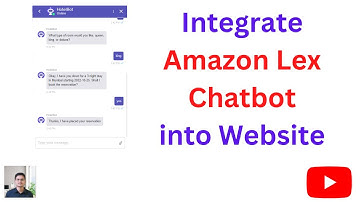 How to Make a Chatbot Using Amazon Lex and AWS Lambda (Python) | Website Integration