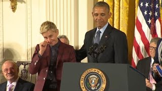 Ellen's Tribute to the Obamas\\