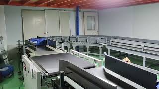 Warehouse Weighing & 90° Roller Conveyor Layout