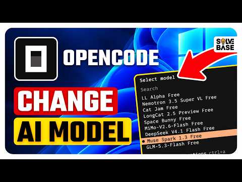 How To Change AI Model in OpenCode CLI on Windows PC (Quick Guide)