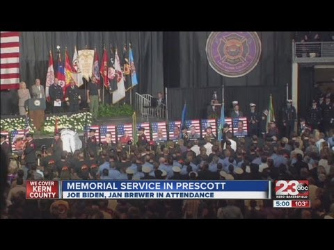 Hotshot memorial service in Prescott