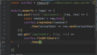 Retrieving user data from Node JS RESTful Web service stored in Mongo DB 1 of 2 cs5610 sp20 12214
