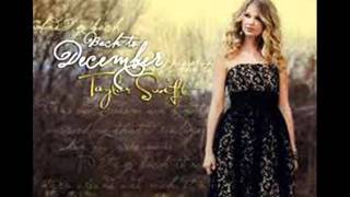 Back To December-Taylor Swift