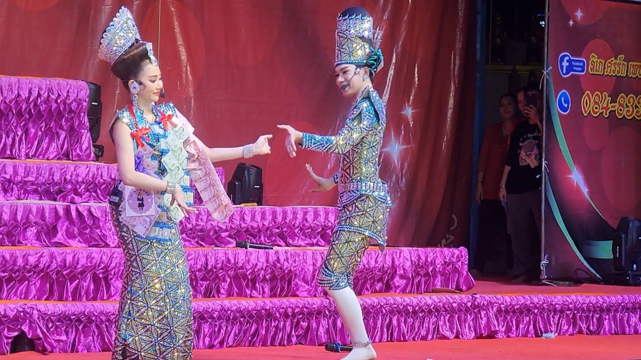 นุ่นกับนุร้องเพลงเกี้ยวกันน่ารักจัง!! คู่นี้เหมาะสมกับนางเอกลิเกและพระเอกลิเก ลิเกศรรักเพชรวิเชียร