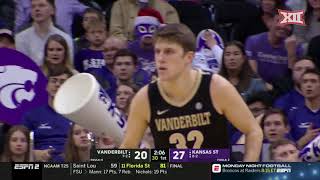 Kansas State vs. Vanderbilt Men's Basketball Highlights