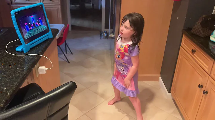 Avery Julia and Barney dancing to imagine dragons