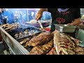 Yummy Street Food from Tuscany, Italy. &#39;Fiorentina&#39; Steak, &#39;Tagliata&#39;, Ribs, Sausages, Skewers