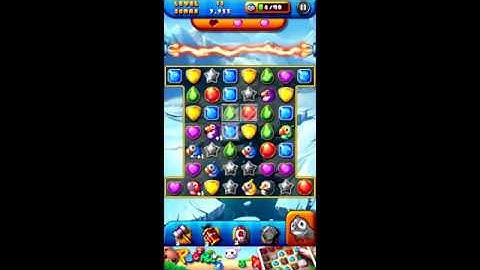 Jewels Bird Rescue (-by Ezjoy) - free offline match 3 puzzle game for Android and iOS - gameplay.