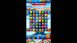 Jewels Bird Rescue (by Ezjoy) - free offline match 3 puzzle game for Android and iOS - gameplay. screenshot 2
