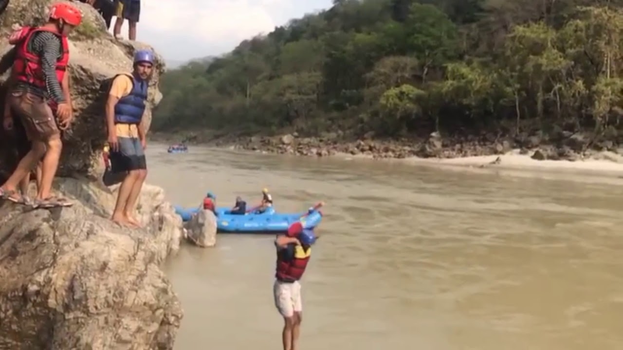 Cliff Jumping Rishikesh YouTube