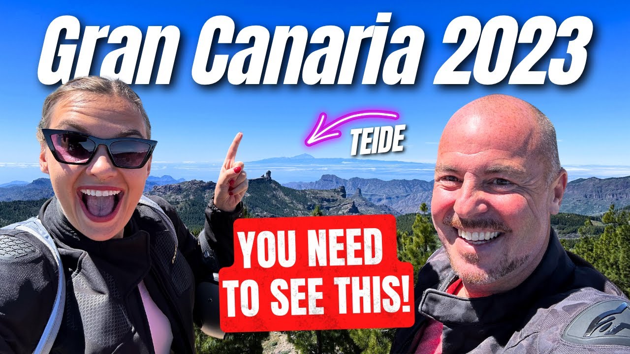 Travel Vlog Gran Canaria 2023 - Las Palmas, Pico de Las Nieves, Teror and more on Suzuki Van Van